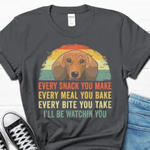 Dachshund Watching You T-shirt