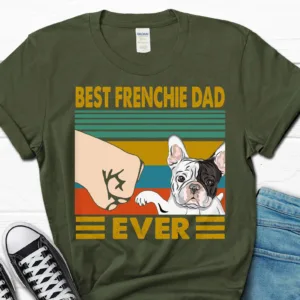 Frenchie Dad Graphic T-shirt