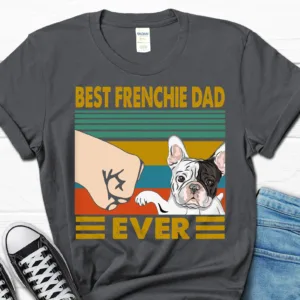 Frenchie Dad Graphic T-shirt
